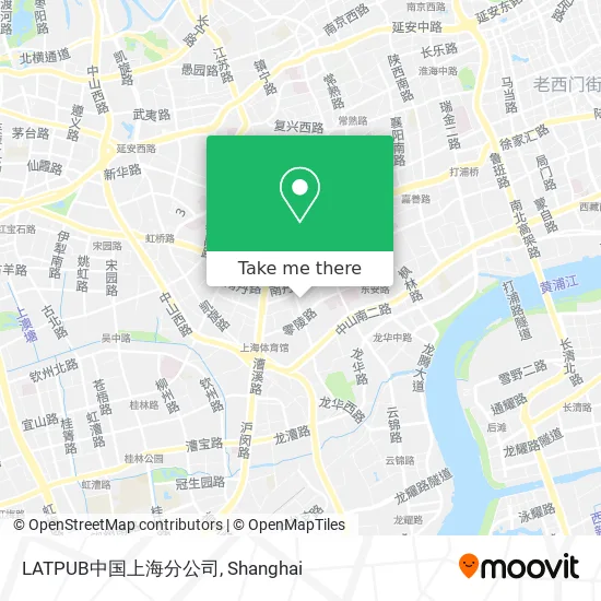 LATPUB中国上海分公司 map
