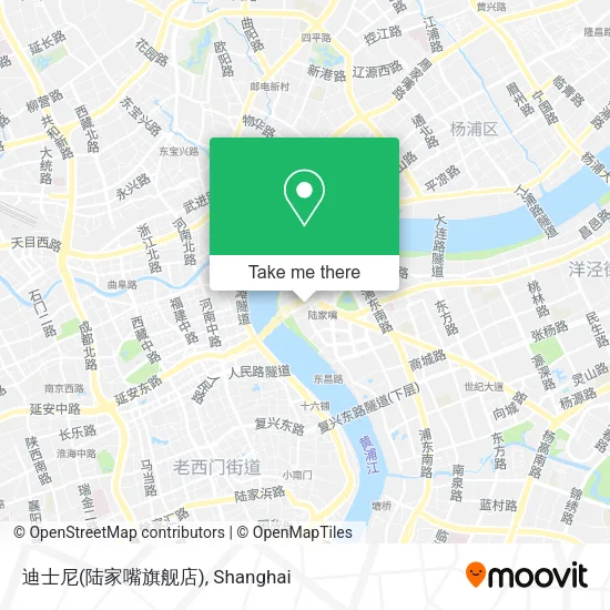 迪士尼(陆家嘴旗舰店) map