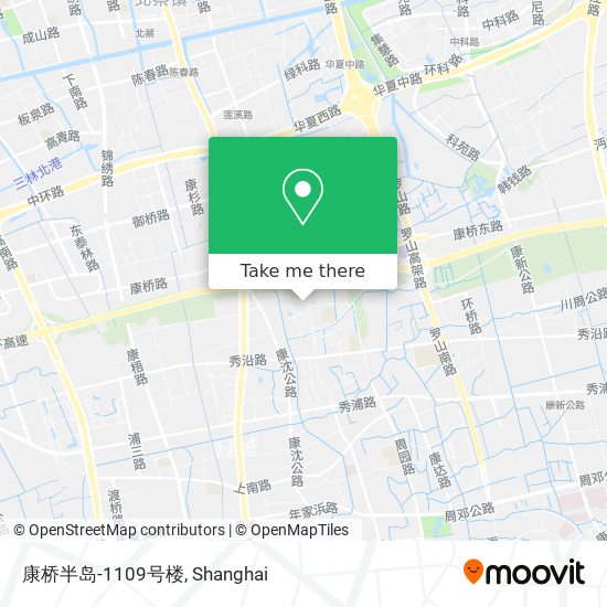 康桥半岛-1109号楼 map