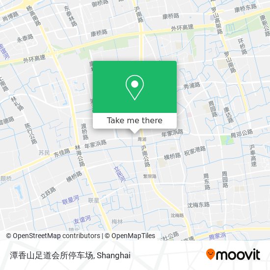 潭香山足道会所停车场 map