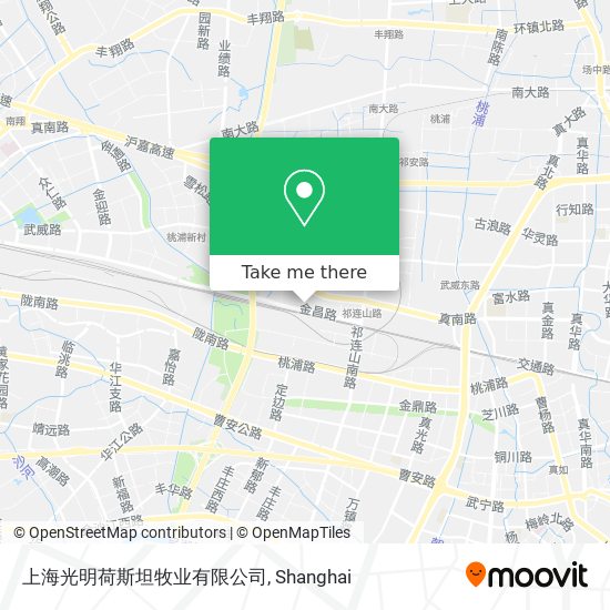 上海光明荷斯坦牧业有限公司 map