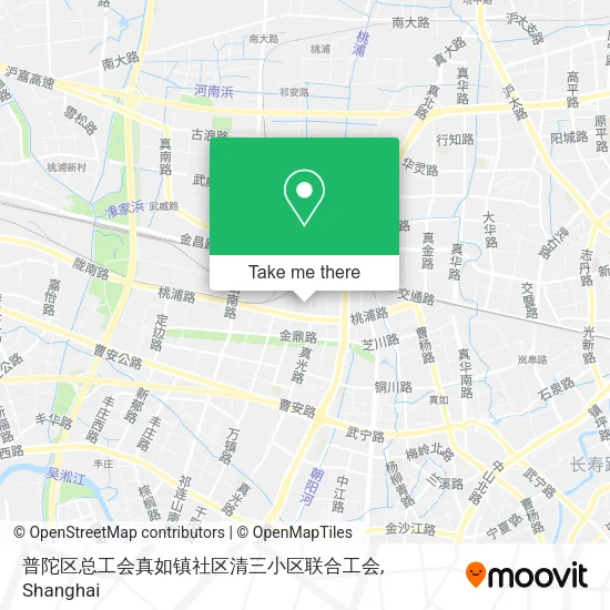 普陀区总工会真如镇社区清三小区联合工会 map