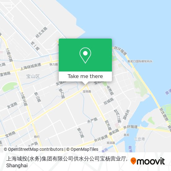 上海城投(水务)集团有限公司供水分公司宝杨营业厅 map