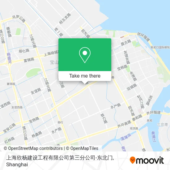 上海欣杨建设工程有限公司第三分公司-东北门 map