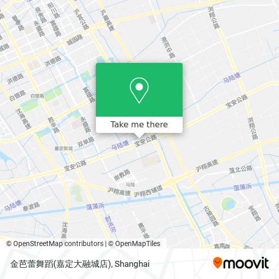 金芭蕾舞蹈(嘉定大融城店) map