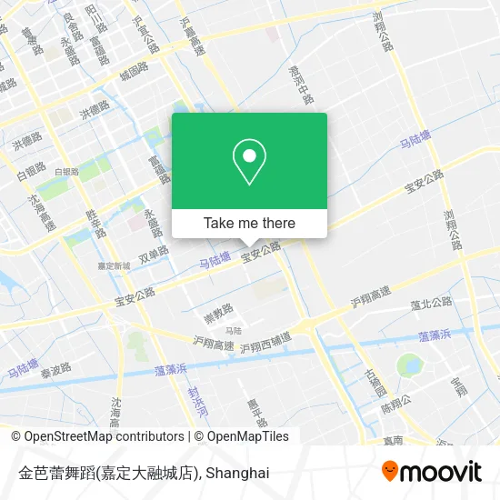 金芭蕾舞蹈(嘉定大融城店) map