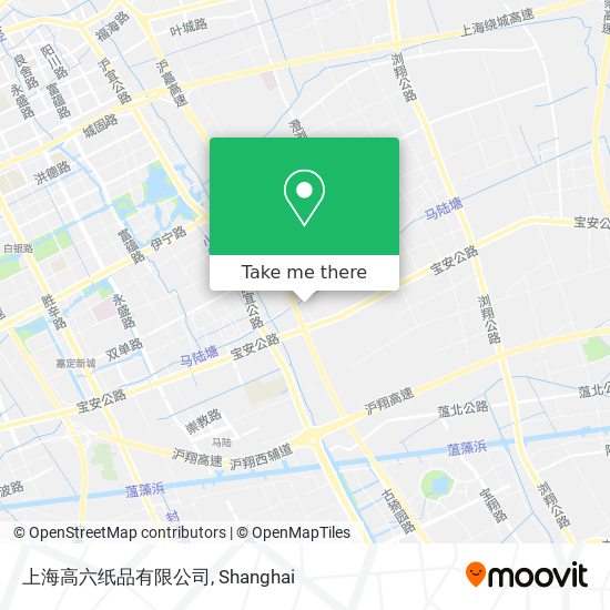 上海高六纸品有限公司 map