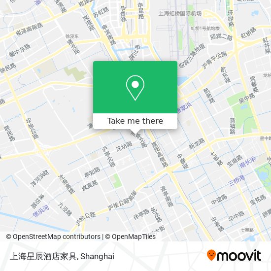 上海星辰酒店家具 map