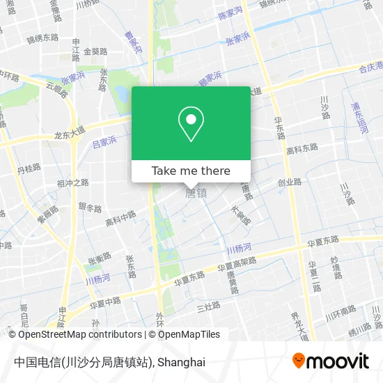 中国电信(川沙分局唐镇站) map