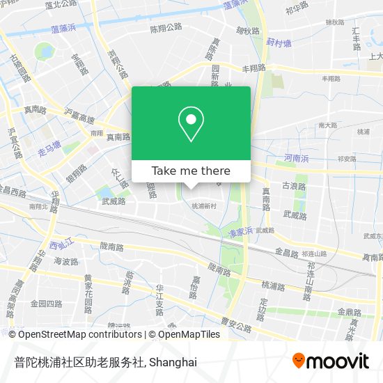 普陀桃浦社区助老服务社 map