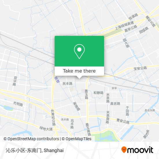 沁乐小区-东南门 map