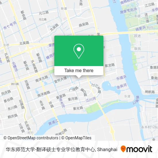 华东师范大学-翻译硕士专业学位教育中心 map