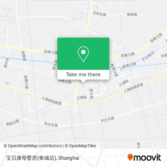宝贝康母婴房(奉城店) map