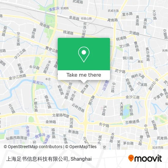 上海足书信息科技有限公司 map