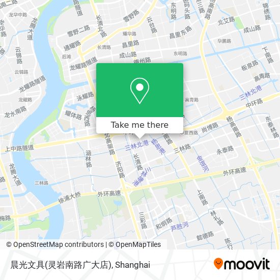 晨光文具(灵岩南路广大店) map