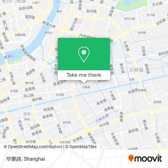华鹏路 map