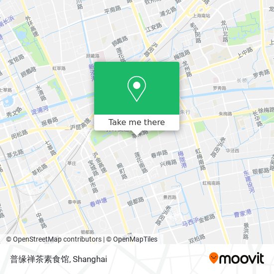 普缘禅茶素食馆 map