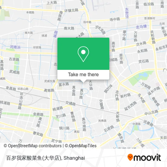 百岁我家酸菜鱼(大华店) map