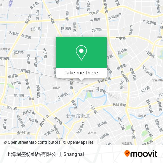 上海斓盛纺织品有限公司 map