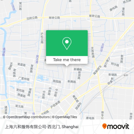 上海六和服饰有限公司-西北门 map