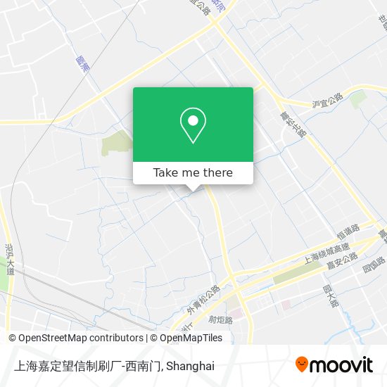 上海嘉定望信制刷厂-西南门 map