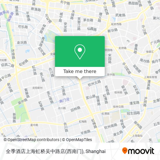 全季酒店上海虹桥吴中路店(西南门) map