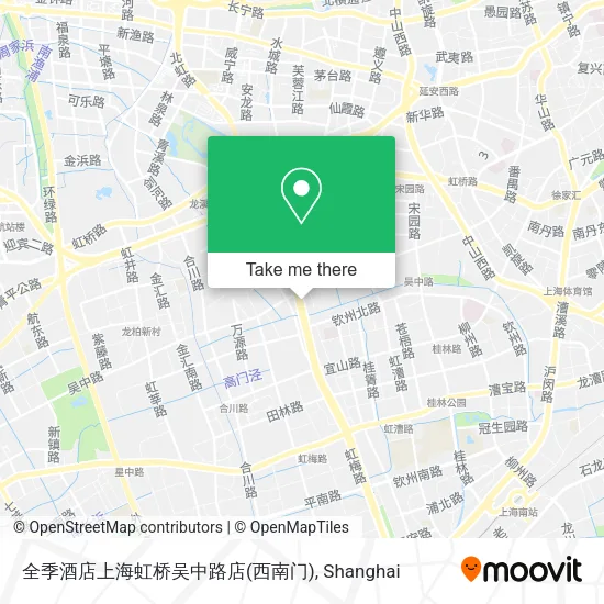 全季酒店上海虹桥吴中路店(西南门) map