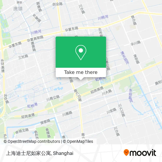 上海迪士尼如家公寓 map