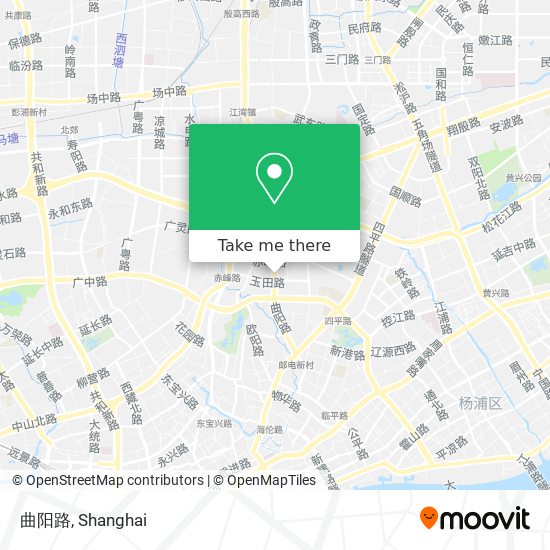 曲阳路 map