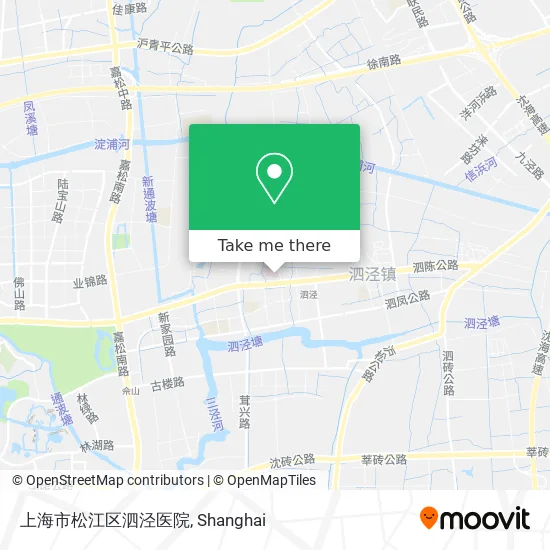 上海市松江区泗泾医院 map