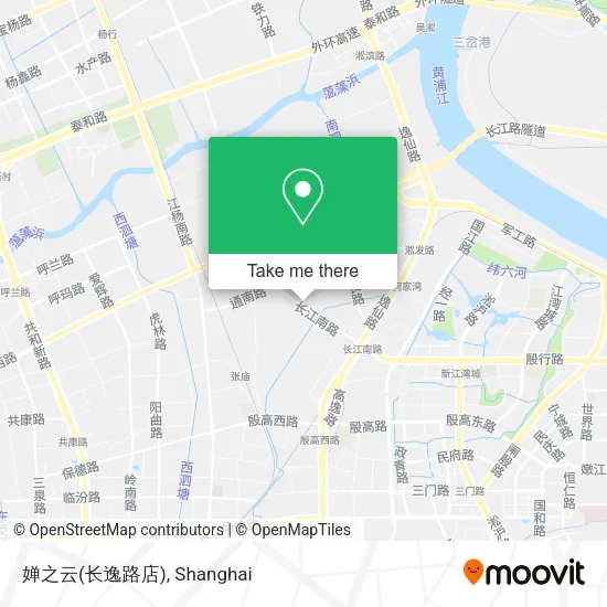 婵之云(长逸路店) map