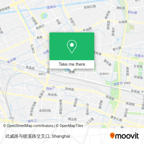 武威路与槎溪路交叉口 map