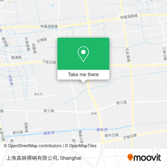 上海真林裸钢有限公司 map
