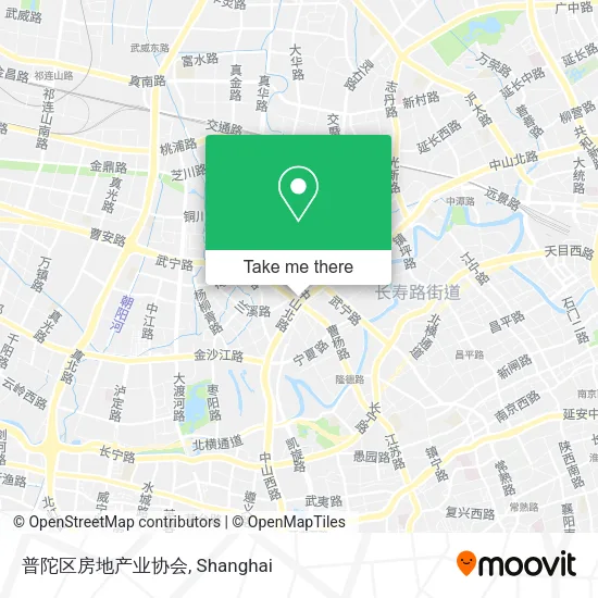 普陀区房地产业协会 map