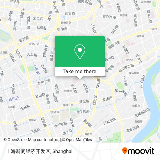 上海新闵经济开发区 map