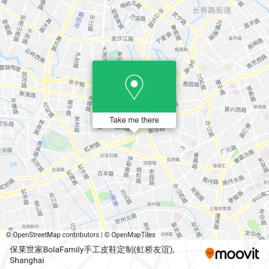 保莱世家BolaFamily手工皮鞋定制(虹桥友谊) map