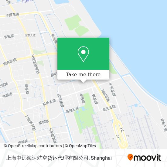 上海中远海运航空货运代理有限公司 map