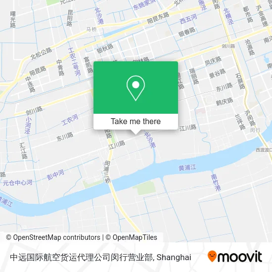 中远国际航空货运代理公司闵行营业部 map