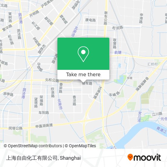 上海自由化工有限公司 map