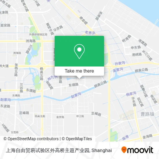 上海自由贸易试验区外高桥主题产业园 map