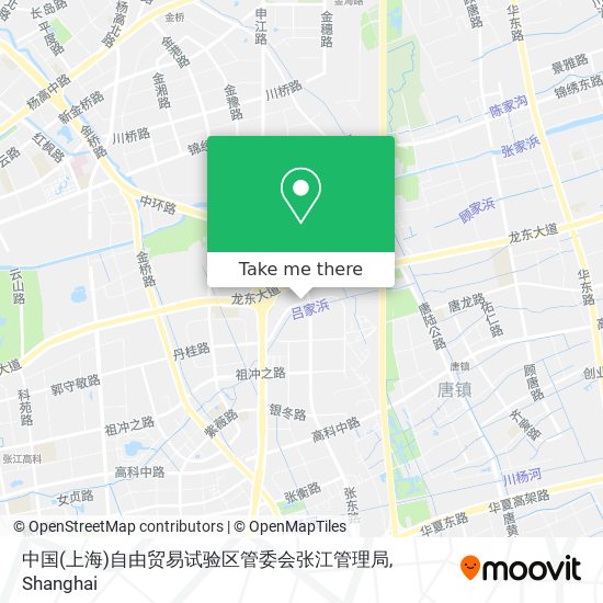 中国(上海)自由贸易试验区管委会张江管理局 map