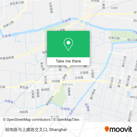胡甪路与上虞路交叉口 map