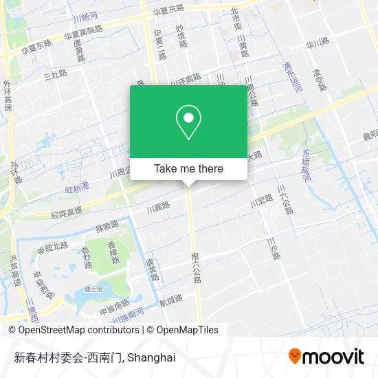新春村村委会-西南门 map