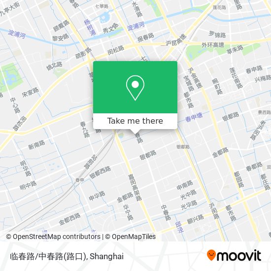 临春路/中春路(路口) map