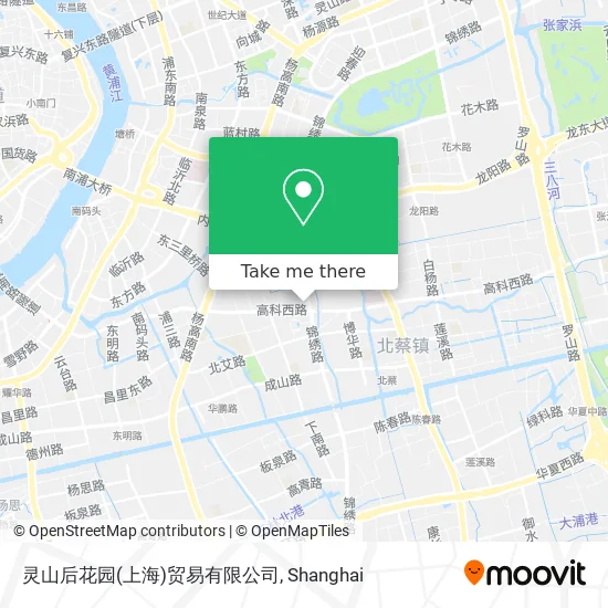 灵山后花园(上海)贸易有限公司 map