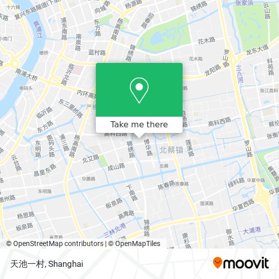 天池一村 map