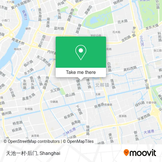 天池一村-后门 map