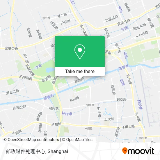 邮政退件处理中心 map