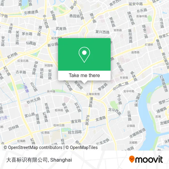 大喜标识有限公司 map