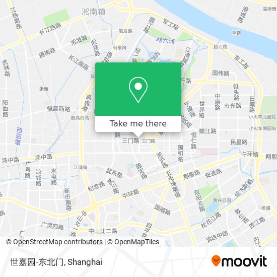 世嘉园-东北门 map